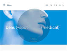 Tablet Screenshot of beautyspot.ch