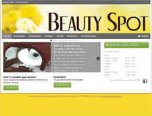 Tablet Screenshot of beautyspot.dk